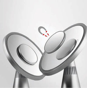Table and handheld makeup LED mirror. 7X Magnification makeup mirror Secret Bath