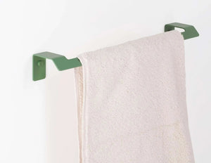 Slim towel bar. Bathroom towel rail, towel rack. Color bath accessories