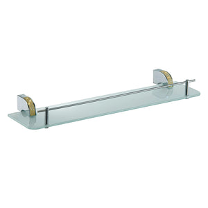 Cecilia wall frosted glass shelf with Swarovski crystals. Secret Bath