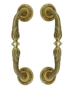 Gordes Luxury Pull handles set 9.5". Luxury glass door handles set.