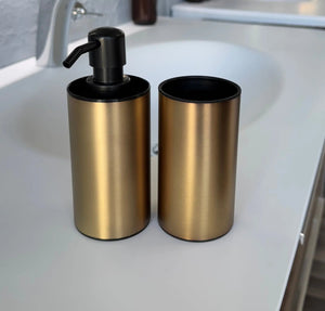 Arlene brushed gold bathroom accessories set secretbathstore