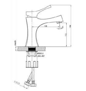 Virago bathroom sink faucet. Bathco