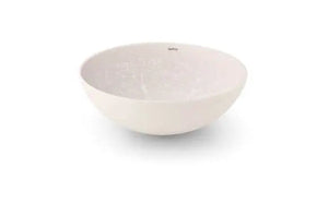 White forest hand painted bathroom vessel sink. Swarovski crystals inlaid Bathco