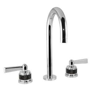 Soho lever three holes bathroom sink faucet. Polished chrome. Secret Bath