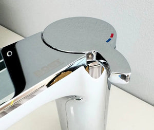 Moon by Boet bathroom vessel sink faucet. Modern taps. Tall Bathroom faucets. Secret Bath Plus
