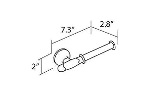 Filigrana toilet paper holder without lid. Toilet roll holder. Traditional toilet rolls holder. Uraldi