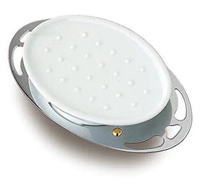 Filigrana White porcelain table soap dish. Soap dish holder Uraldi