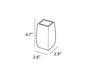 Square Countertop Gray Bathroom Accessories Set. Table Bathroom Set. MT