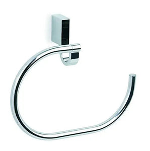 Bilbao chrome towel ring holder, hand towel holder. Modern bath towel holder. Uraldi
