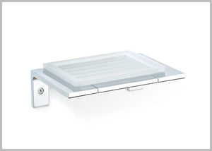 Orio Glass wall soap dish. Bath accessories Uraldi