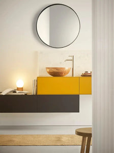 Nature bathroom vessel sink. Natural Acacia wood Bathco
