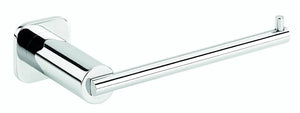 Jenny polished chrome toilet paper holder without lid. Bath tissue holder PYP