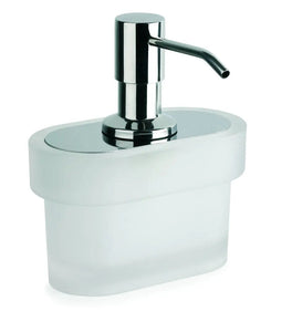 Bilbao frosted glass table soap dispenser. Modern soap dispenser, wall mounted soap dispenser Uraldi