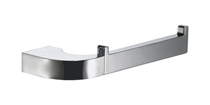 Chloe Polished chrome toilet paper holder without cover. Bath tissue holder MT