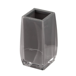 Square Countertop Gray Bathroom Accessories Set. Table Bathroom Set. MT