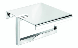 Sidney toilet paper holder with lid. Bath tissue holder PYP