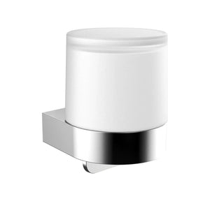 Nicole Round wall frosted glass soap dispenser. Round soap dispenser, gel dispenser Secret Bath