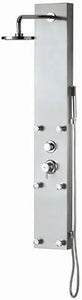 Minima stainless steel thermostatic shower column with 6 hydro jets MZ
