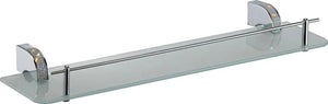 Cecilia wall frosted glass shelf with Swarovski crystals. Secret Bath