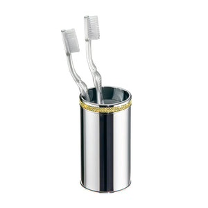 Cecilia table toothbrush holder with Swarovski crystals Secret Bath