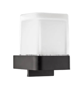 Nicole Square wall frosted glass soap dispenser. Round soap dispenser, gel dispenser Secret Bath