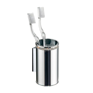 Cecilia wall toothbrush holder with Swarovski crystals Secret Bath