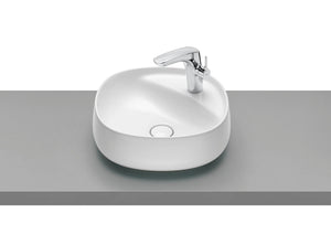 Roca Beyond Soft square vessel sink. Over counter sink Secret Bath