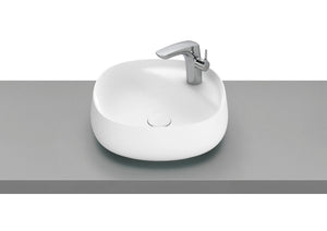 Roca Beyond Soft square vessel sink. Over counter sink Secret Bath