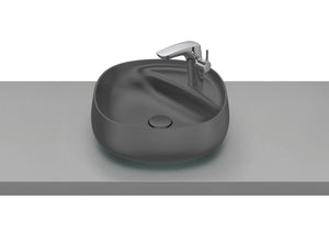 Roca Beyond Soft square vessel sink. Over counter sink Secret Bath