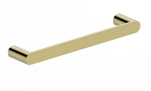 Lorena Brushed gold small towel bar 12". Brushed gold hand towel holder. secretbathstore
