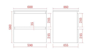 Alamo wall mounted bathroom vanity. waterproof bathroom vanity Secret Bath