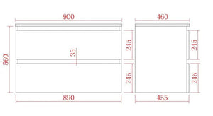 Flavia wall mounted bathroom vanity. Waterproof bathroom vanity Secret Bath