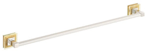 RU060303, Alexa large towel bar with Swarovski, gold towel rail