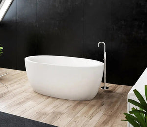 Auri Bathtub, Luxury bathtub , Solid Surface bathtub ,Matte white bathtub ,Large bathtub, free standing bathtub