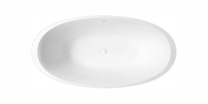 Auri Bathtub, Luxury bathtub , Solid Surface bathtub ,Matte white bathtub ,Large bathtub, free standing bathtub