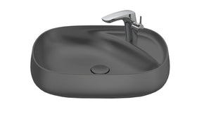 Roca Beyond Rectangular vessel sink. Over counter sink. Roca