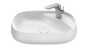 Roca Beyond Rectangular vessel sink. Over counter sink. Roca