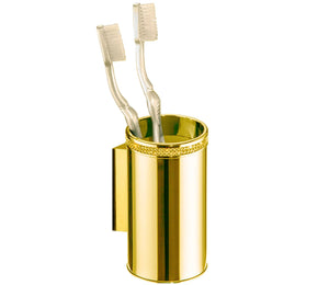 Cecilia wall toothbrush holder with Swarovski crystals Secret Bath