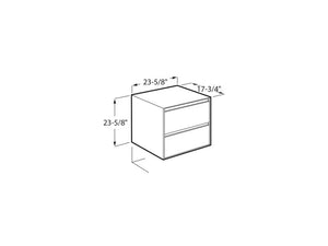 Cube small Bath Vanity with sink. 24 inches bathroom vanity. Roca Group