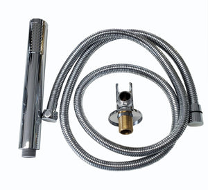 Malaga polished chrome complete shower set. Round shower system 10 inches Aquassent