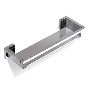 Q1 shower shelf 12". Polished chrome. Shower caddy shelf Uraldi