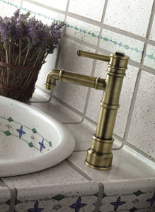Loft single handle bathroom sink faucet. Industrial style tap Marti 1921