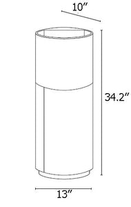 Loft pedestal modern bathroom vanity. Small bathrooms Taberner