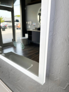 Lumini wall-mount bathroom LED mirror Dimmable lighted Defogger System Touch button Several sizes LED mirror Secret Bath