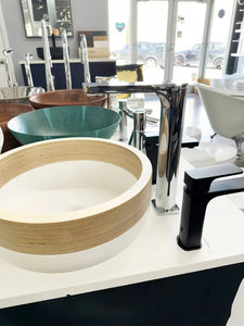 Moon by Boet bathroom vessel sink faucet. Modern taps. Tall Bathroom faucets. Secret Bath Plus