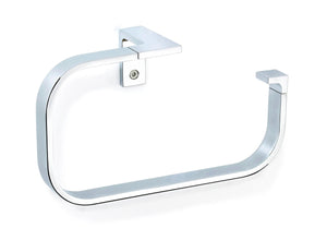 Orio polished chrome towel ring. Hand towel holder Uraldi