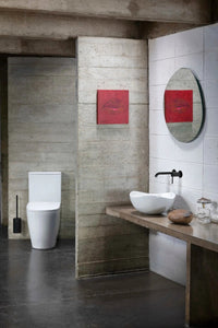 Ruy Ohtake by Roca Round Organic Porcelain vessel sink. Roca