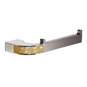 Cecilia toilet paper holder with Swarovski crystals secretbathstore