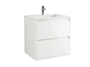 Cube small Bath Vanity with sink. 24 inches bathroom vanity. Roca Group