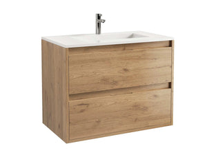 Cube Bath Vanity with sink. 32 inches bathroom vanity. Roca Group